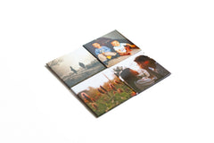 notjustmagnets. – 4 fotomagneten (The Quartet), grid productfoto op witte achtergrond